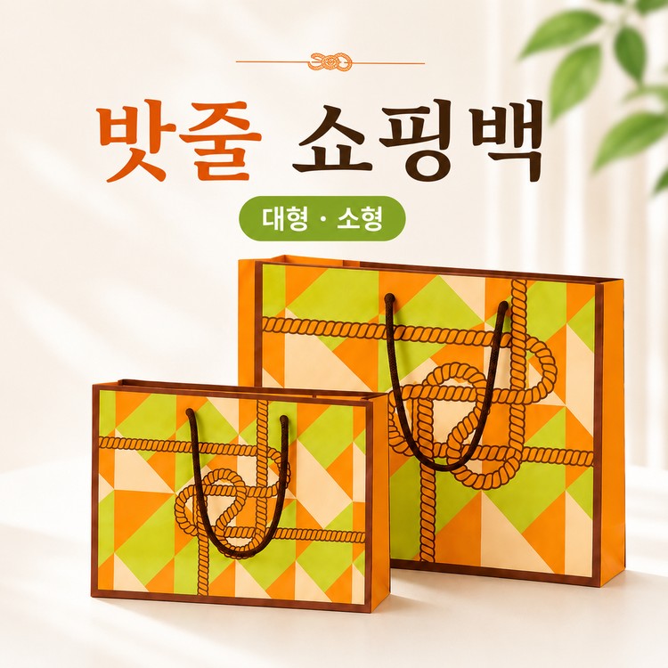 밧줄 쇼핑백 (대형·소형)
