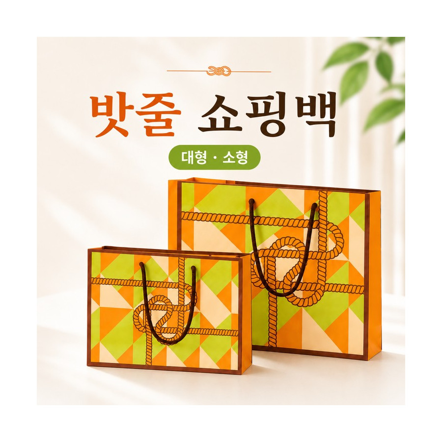 밧줄 쇼핑백 (대형·소형)